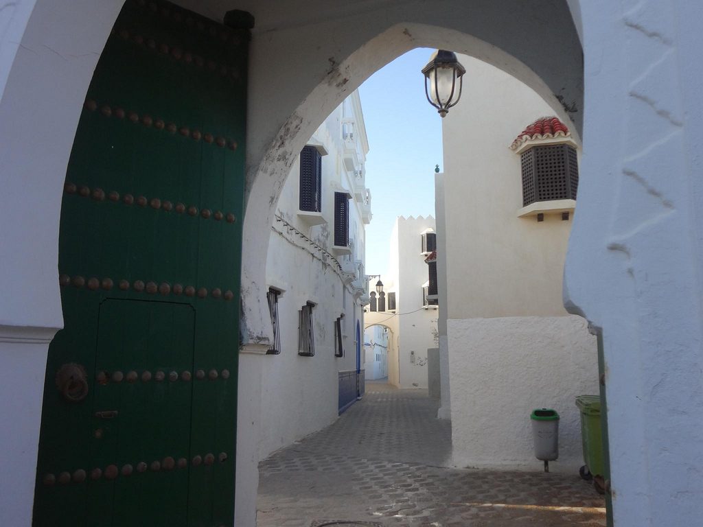 Puerta En La Ciudad De Asilah
