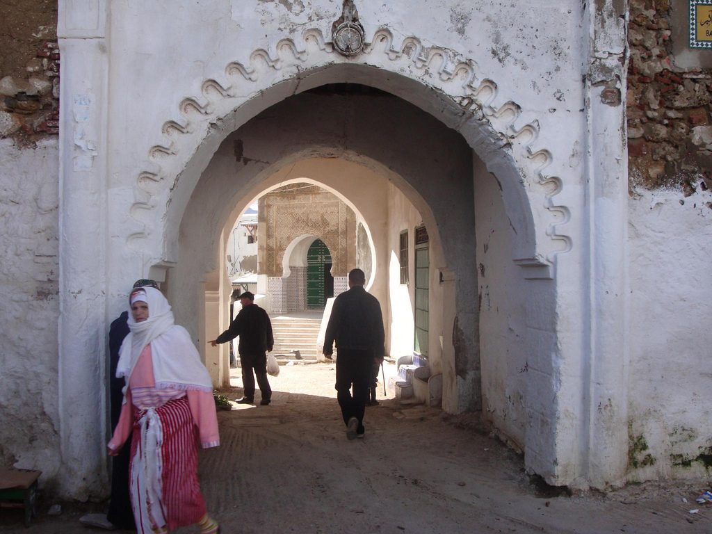 Puerta De Entrada En La Medina De La Ciudad De Tetuan En Marruecos