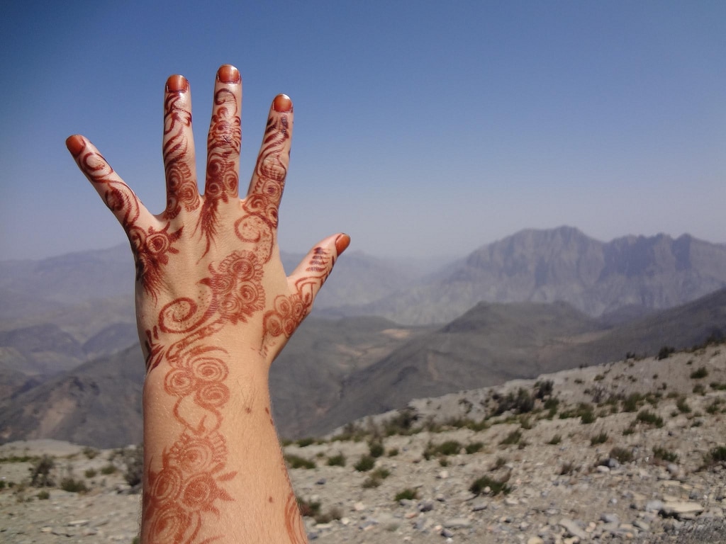 Tatuaje de henna en Marruecos