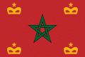 Bandera marítima de la marina marroquí