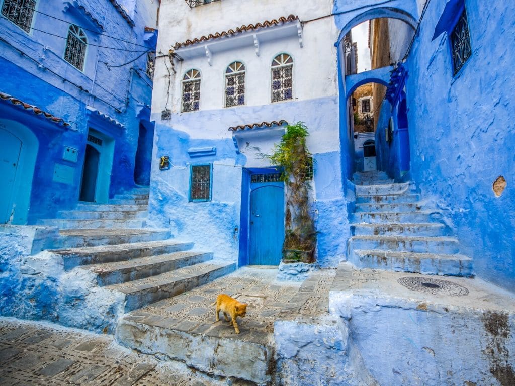 La ciudad azul de Marruecos