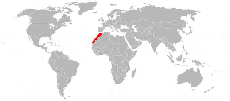 Mapa Marruecos 