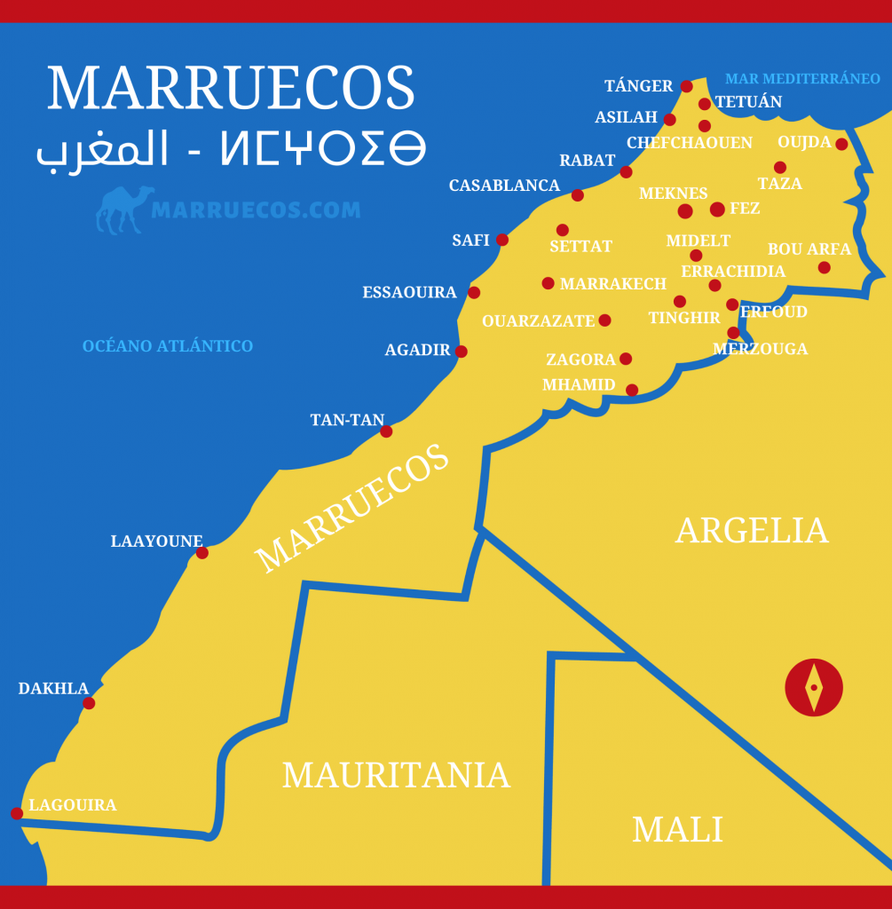 Marruecos Mapa