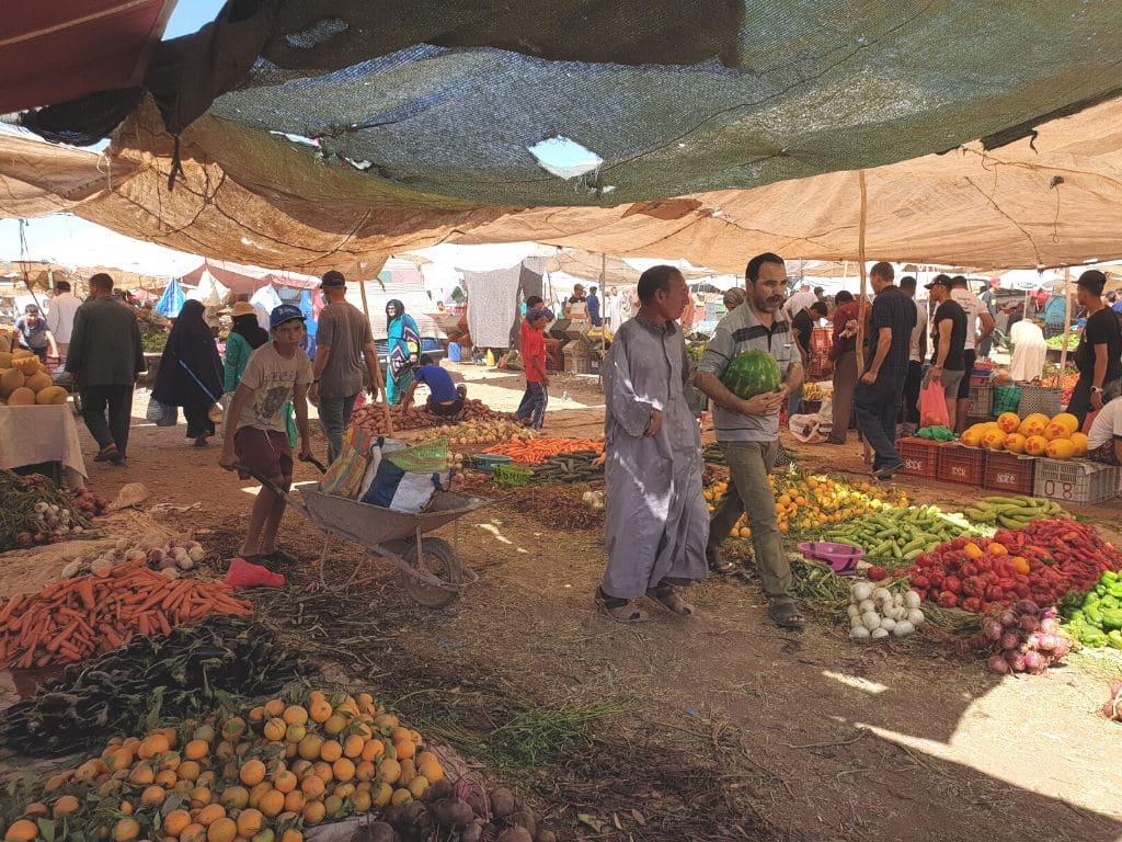 Mercado Local del Domingo en Ouarzazate