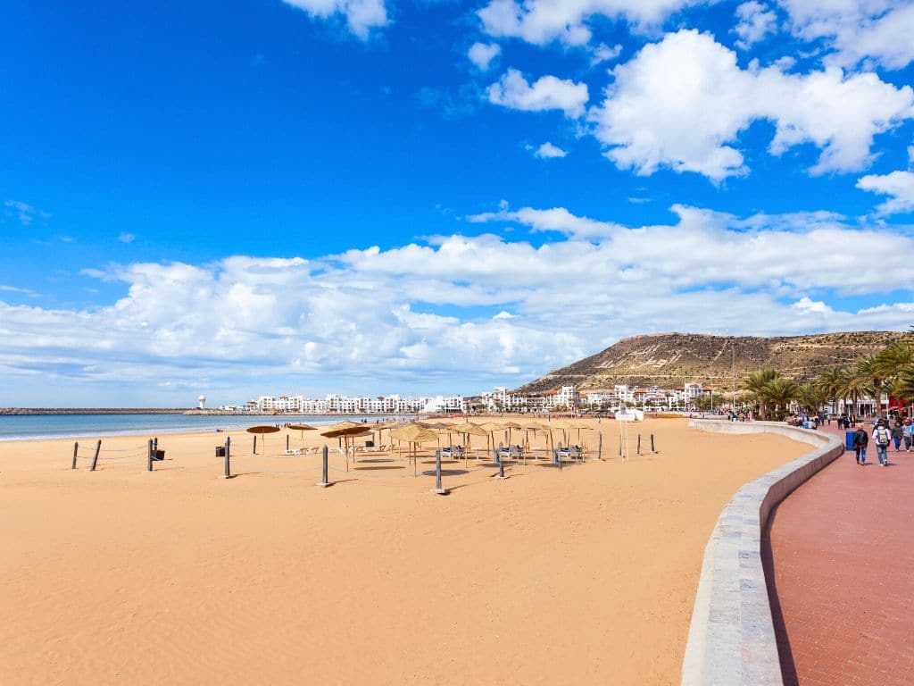 Playa Agadir Marruecos