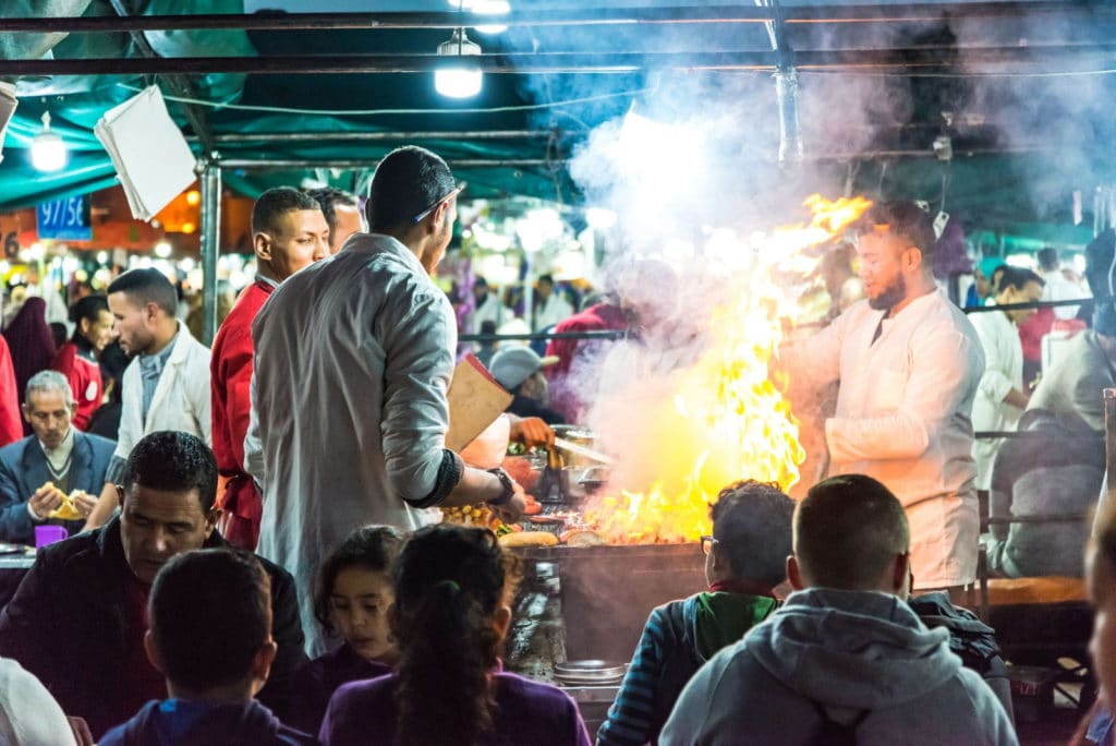 Restaurante en Marrakech