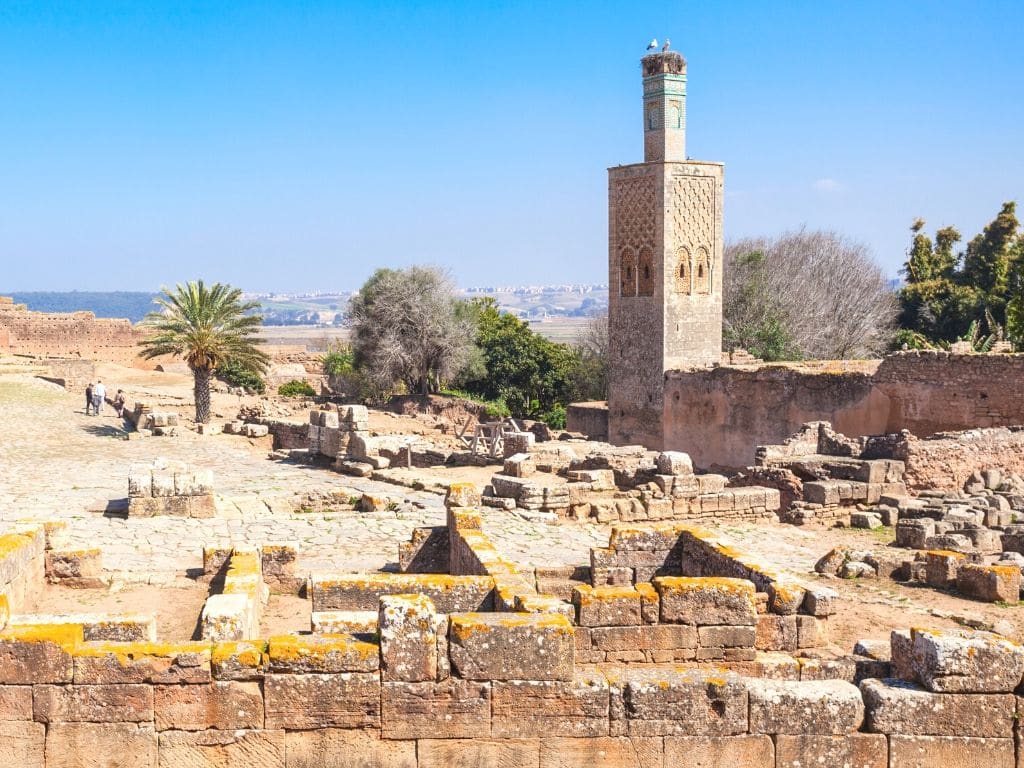 Ruinas de Chellah en Rabat Marruecos