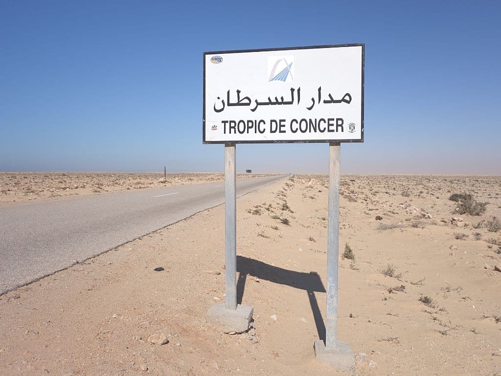 Tropico de Cancer en Marruecos