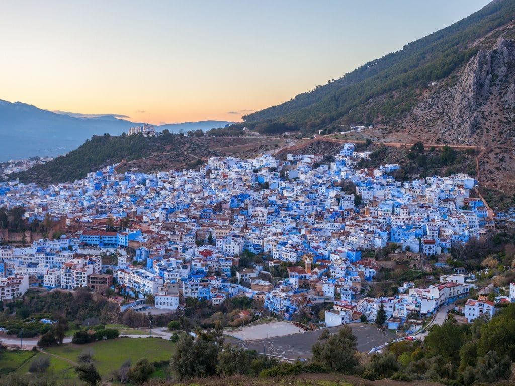 Vista Panoramica de Chefchaouen