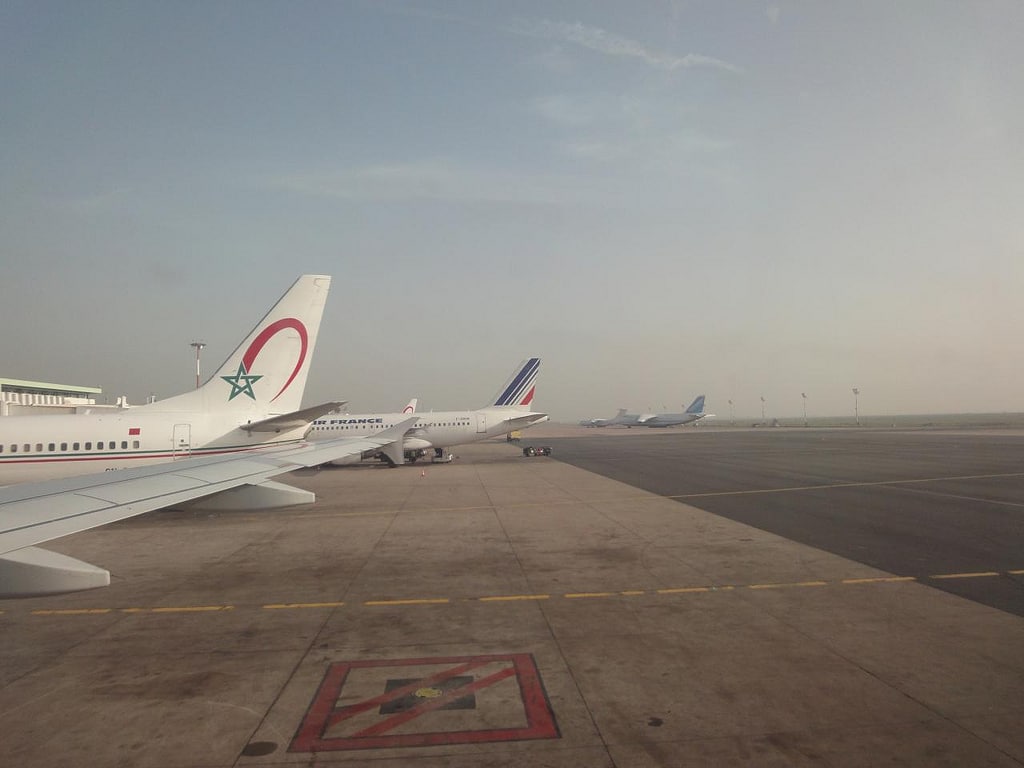 Aeropuerto Menara de Marrakech en Marruecos