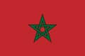 Bandera de Marruecos estilo 6 en gran formato