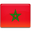 Imagen de la bandera de Marruecos estilo 2