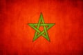 Bandera de Marruecos estilo 8 en gran formato