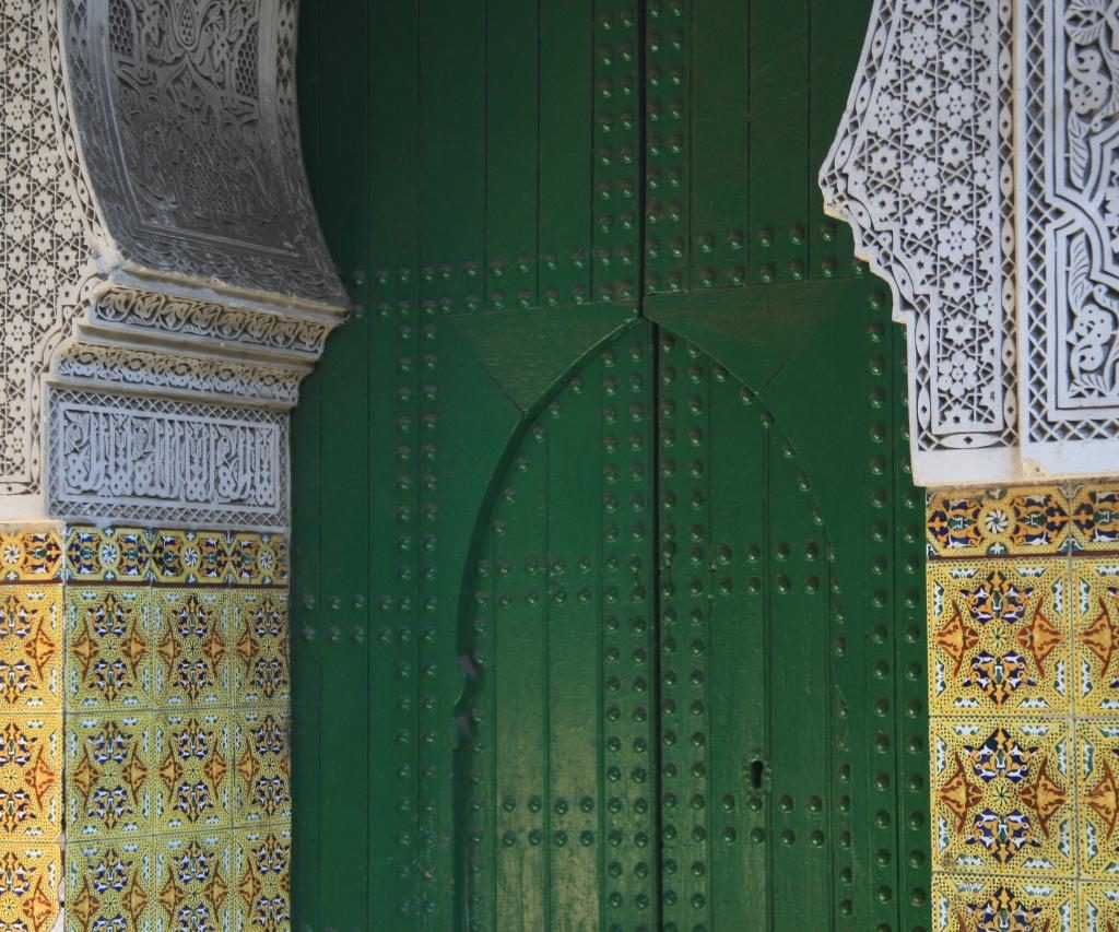 Decoración De Una Puerta En Marruecos