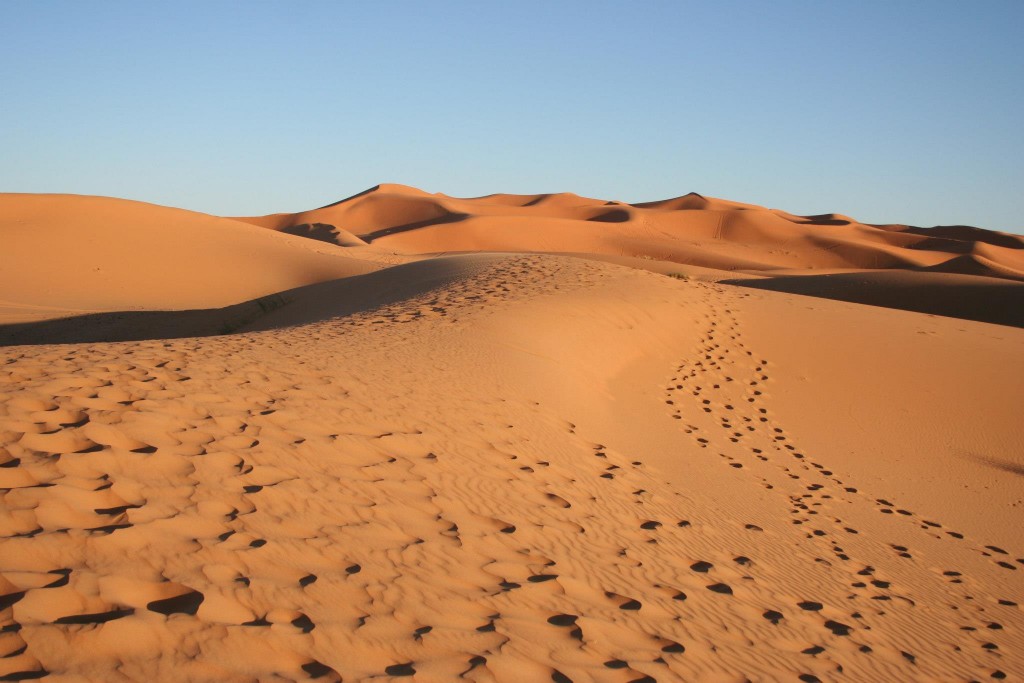 Incredibles dunas de Erg Chebbi