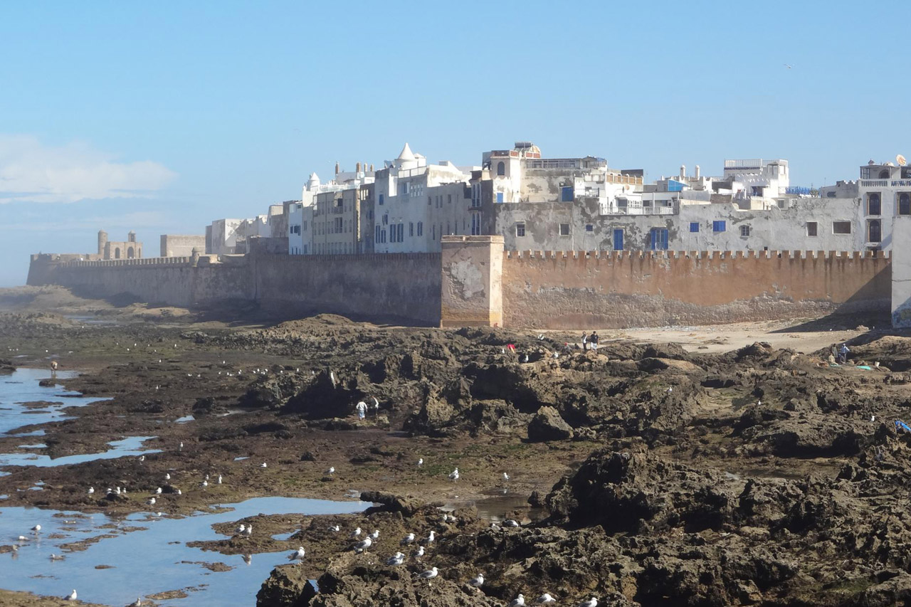 Ciudad de Essaouira en Marruecos