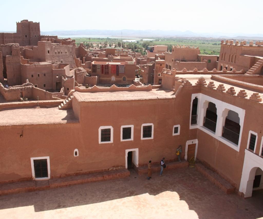 Patio Central De La Kasbah De Taourirt En Ouarzazate