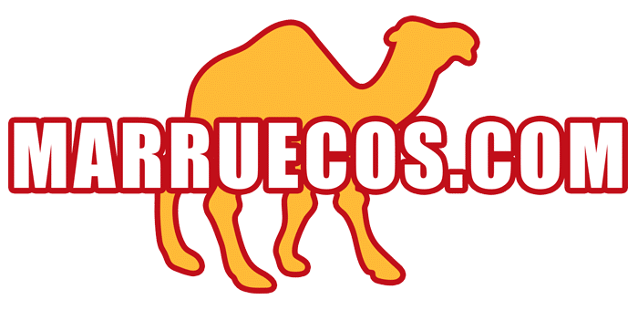 Camello amarillo en logo de Marruecos
