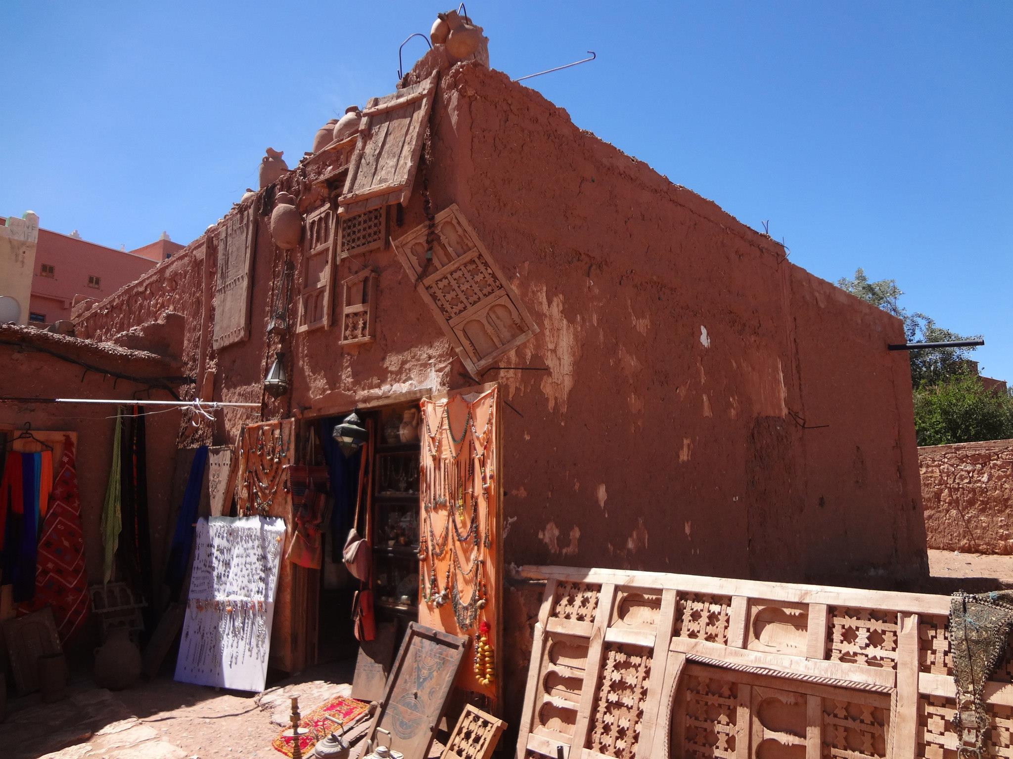 Tienda de artesania en Ait Benhaddou
