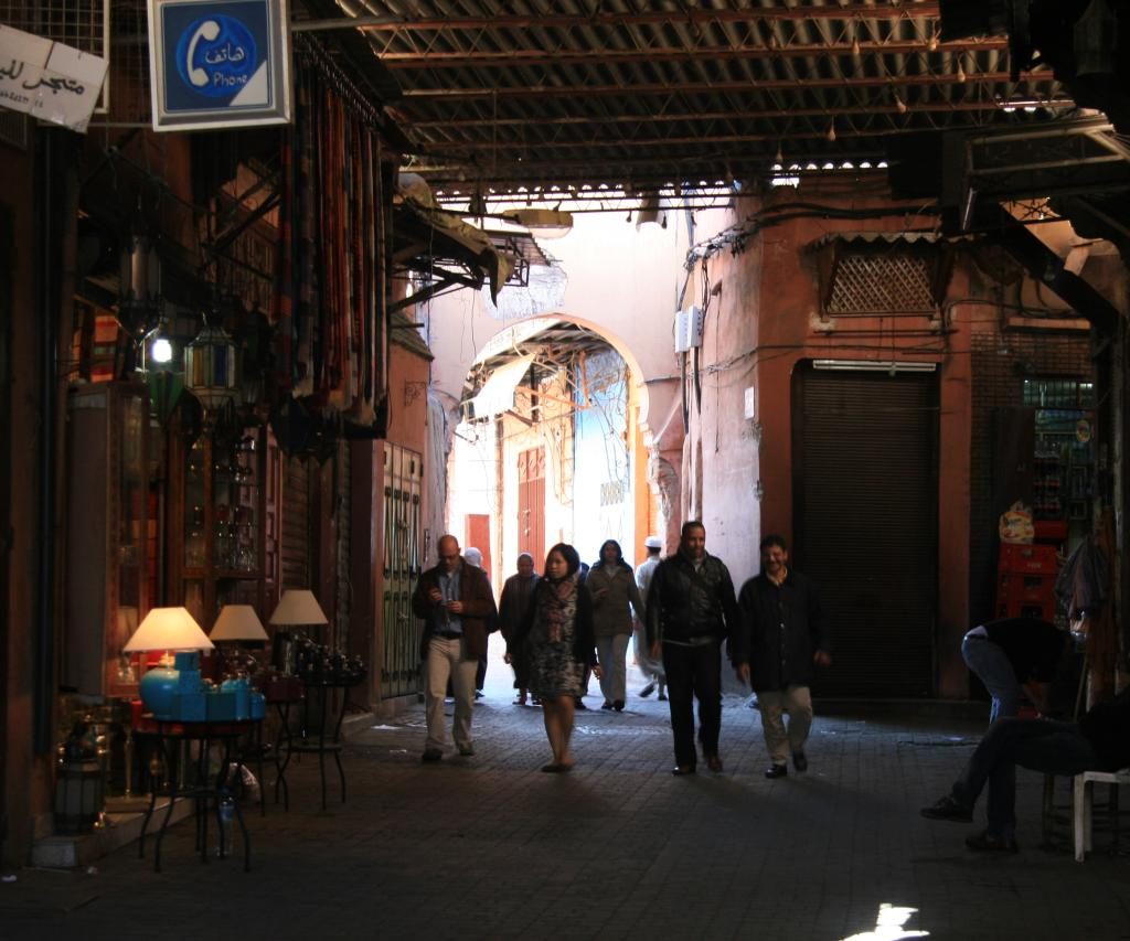 Dentro Del Zozo De La Ciudad De Marrakech